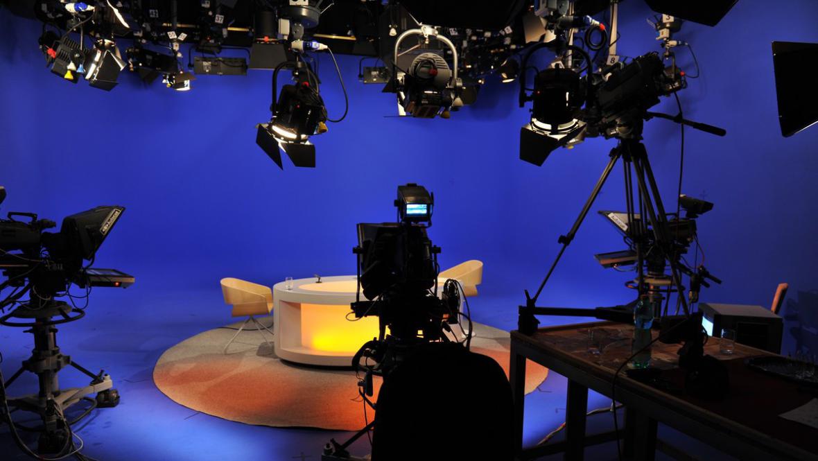 Televizní studio, ilustrační foto